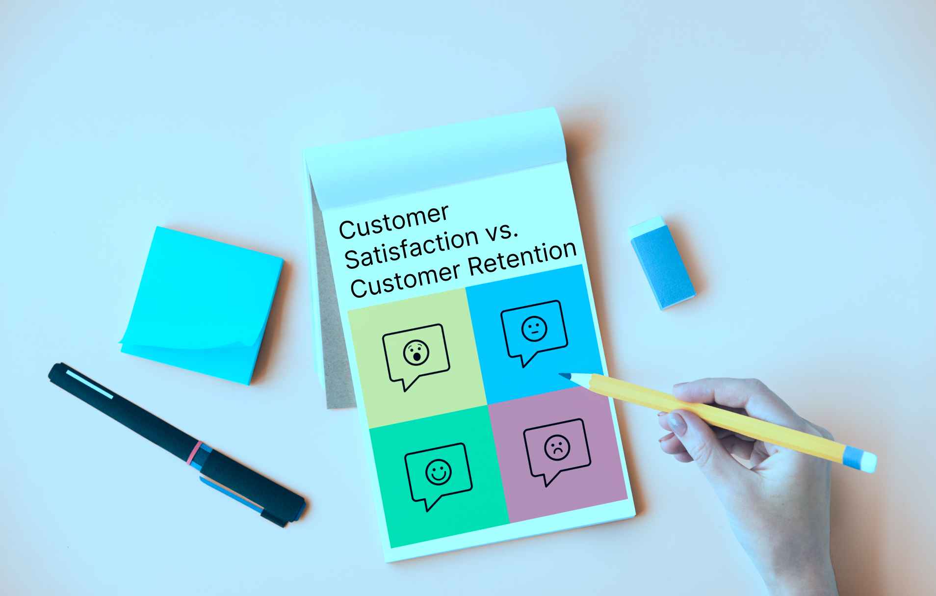 What is the difference between customer satisfaction and customer retention
